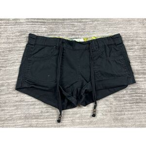 Dream Out Loud Selena Gomez Shorts Womens Medium‎ Black Chino Beaded Drawstring
